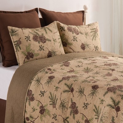 Chocolate Brown Cotton Euro Sham with Flanged Edges