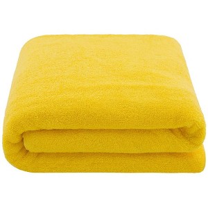 American Soft Linen 100% Cotton Turkish Oversized Bath Towel Sheet, 40x80 inches Extra Large Bath Towel Sheet - 1 of 4