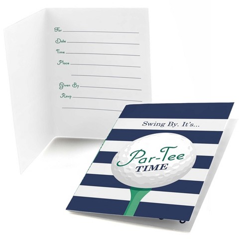 Par-Tee Time - Golf - Birthday or Retirement Party 4x6 Picture