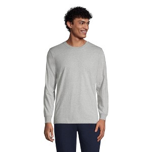 Lands' End Men's Super-T Long Sleeve T-Shirt - 1 of 4