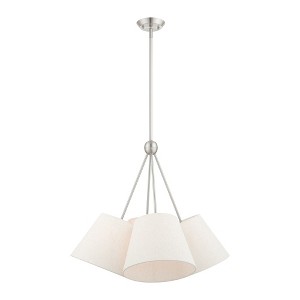 Livex Lighting Prato 4 - Light Chandelier in  Brushed Nickel - 1 of 1