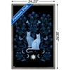 Trends International Episodic Drawing - Blue Thistle And Cat Framed Wall Poster Prints - 3 of 4