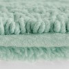 NAYSAYE Bath Rug 24" x 36" Plush Soft 100 Percent Cotton Reversible Dense Absorbent Non Slip for Bathroom, Green - 3 of 4