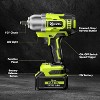 SILVEL Cordless Impact Wrench, MAX 650N.M Brushless Impact Wrench 1/2 inch, 4.0Ah Battery, 6 Sockets, 3300RPM Impact Driver wih Fast Charger - 3 of 4