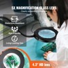 VEVOR Magnifying Floor Lamp, 5X Standing Magnifying Glass with Light - 3 of 4