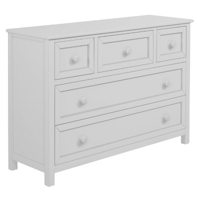 Image of Schoolhouse 4.0 Wood Kids' Dresser with 5 Drawers White - Hillsdale Furniture