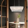 Rennnsan Glazwen 40"W 8-Light Tiered Crystal Vintage Dimmable Chandelier in Silver - 4 of 4