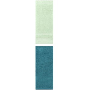 REGALWOVEN Solid Textured Absorbent Soft Decorative Hand Towel Set 13" x 30"/14" x 30" 2 Pcs - 1 of 4