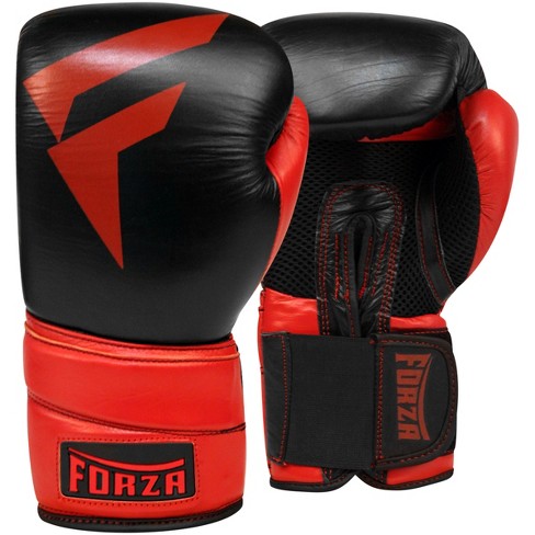 Professional Hook and Loop Leather Training Boxing Gloves - Durable,  Multi-Sport