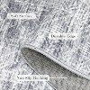 2x8,Washable Runner Rug Runner Vintage Rug Non Slip Kitchen Rug Distressed Grey Rug Low Pile Entryway Rug Soft Bathroom Rugs Stain Grey - 3 of 4