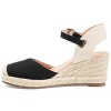 Journee Collection Womens Ashlyn Wedge Heel Espadrille Sandals - 2 of 4