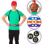 Adult Teenage Mutant Ninja Turtles Mutant Mayhem 4-in-1 Halloween Costume Accessory Kit