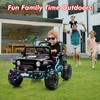 Jojoka 12V Kids Electric Ride-On Truck with Remote Control, 3 Speeds, 6MPH Max, Spring Suspension, LED Lights, Music - 4 of 4