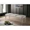TiramisuBest Gold Bedroom Bench - Champagne Solid Wood & MDF Entryway, 54x18x19 Inches - 4 of 4