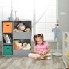 Costway Kids Toy Storage Cubby Bin Floor Cabinet Shelf Organizer w/2 Baskets - image 4 of 4