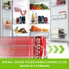 LunaLulinlk Drink Organizer for Fridge 5 Pack-White Automatic Pusher Glide,12oz 16oz 20oz-Soda Dispenser for Fridge-Holds up to 25 Cans - 2 of 4