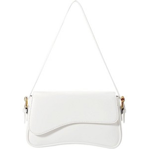 Shoulder Bag for Women Y2K Trendy Purse Vegan Leather Hobo Handbags Clutch Saddle Bag with 2 Removable Strap - 1 of 4