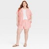 Women's Mid-Rise Linen Pull-On Shorts - Universal Thread™ - 3 of 3