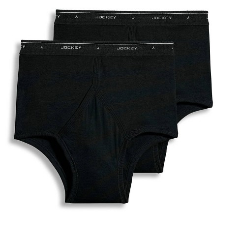 Jockey Mens Plus Size Elance Brief 2 Pack Underwear Briefs 100% cotton