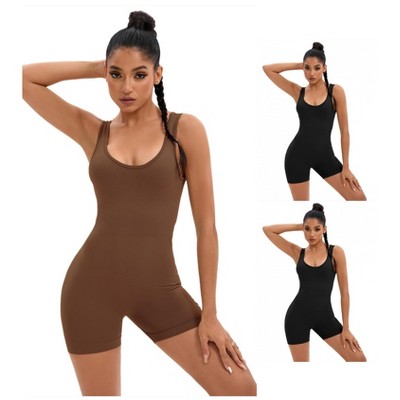 INSPIRE CHIC 3 Pcs Women's U Neck Full Hollow Back Butt Lifter Body Shaper