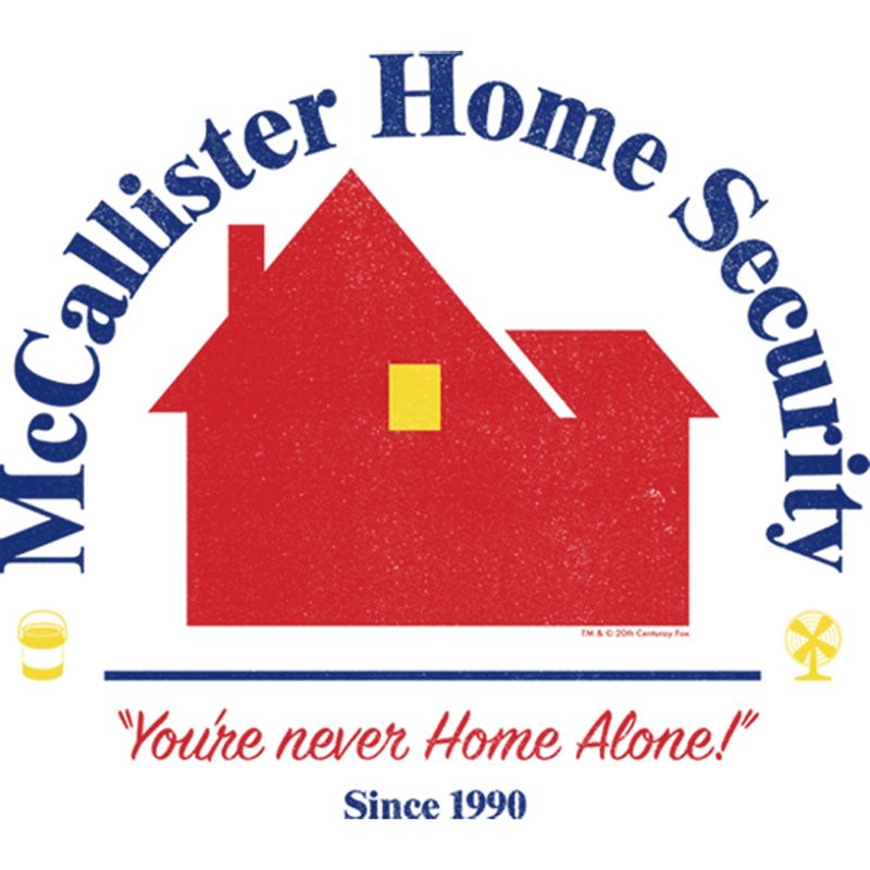 Men's Home Alone McCallister Home Security Pull Over Hoodie, 2 of 5
