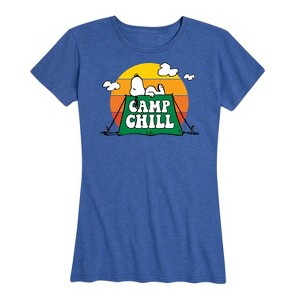 Women's - Peanuts - Snoopy Chill Short Sleeve Graphic T-Shirt - 1 of 4