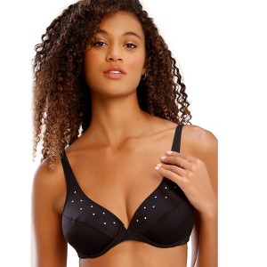 Women's Rhinestone Embellished Multiway Unlined Bra - LASCANA - 1 of 4