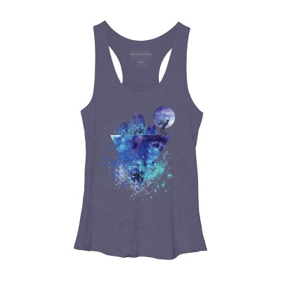 Women's Design By Humans Play Music On The Edge By Maryedenoa Racerback Tank Top