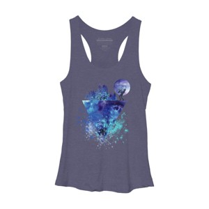 Women's Design By Humans Play Music On The Edge By Maryedenoa Racerback Tank Top - 1 of 2