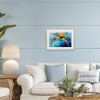 Stupell Industries Graceful Swimmer Tortoise Framed Print Under Glass Art - 3 of 4