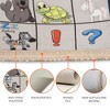 Padded Velvet Fleece Polyester Rug - Low Pile, Non-Slip, Easy-Clean, Ideal for Kids' Rooms - Antistatic, Durable - 39.5 x 59 Inches - Alphabet - 2 of 4