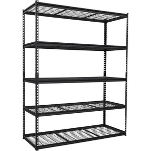 Acekool Heavy Duty Adjustable Garage Shelving Unit, 48" L x 18" W x 72" H, Metal Storage Rack with 2500 lbs Load Capacity, Easy Assembly - 1 of 4