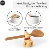 Ototo Buddy Spoon Holder & Steam Releaser Beige: Silicone, Dishwasher-Safe, 4.86" Height, 0.16 lbs, Spoon Rests - 4 of 4