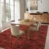 Washable Modern Solid Living Room Rugs, Abstract Indoor Contemporary Floor Carpet for Bedroom Dining Room - 4 of 4