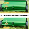 26-Inch Push Lawn Sweeper, 7 Cu. Ft. Hopper Capacity Leaf & Grass Collector with 4 Spinning Brushes, Adjustable Height, for Grass Clippings - 3 of 4