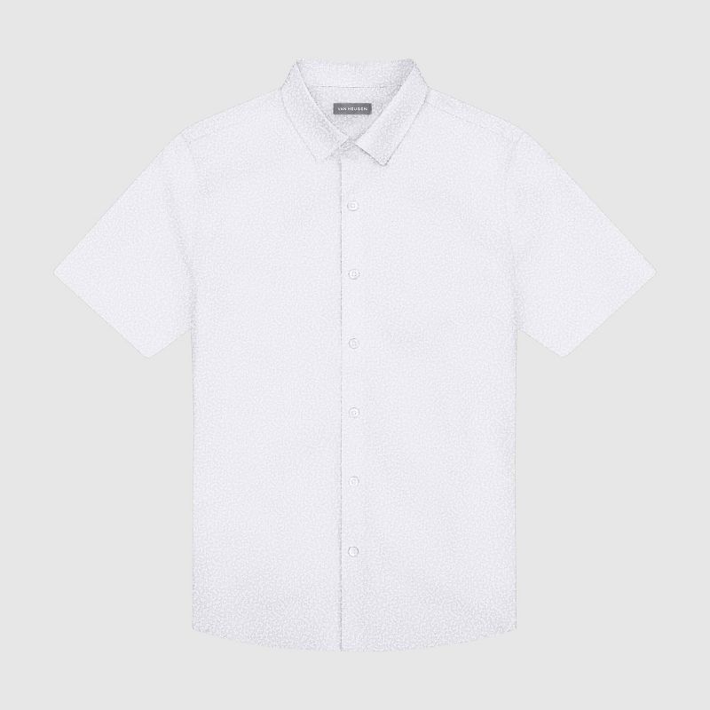 Van Heusen Men's Short Sleeve Button-Down Shirt, 3 of 5