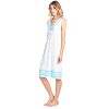 Casual Nights Women's Fancy Lace Floral/Embroidered Sleeveless Nightgown - 3 of 4