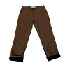 Insulated Gear Men's Carpenter Style Fleece Lined Canvas Utility Work Pants - 4 of 4