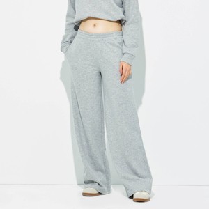 Women's Elastic Waist Wide Leg Pants - Wild Fable™ Gray XXL : Target