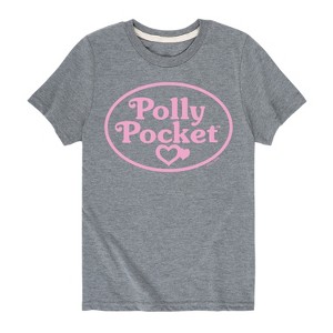 Boys' - Polly Pocket - Polly Pocket Pink Logo Short Sleeve Graphic T-Shirt - 1 of 3