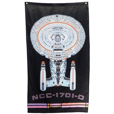 Calhoun Sportswear Star Trek Uss Enterprise 30 X 50 Wall Banner