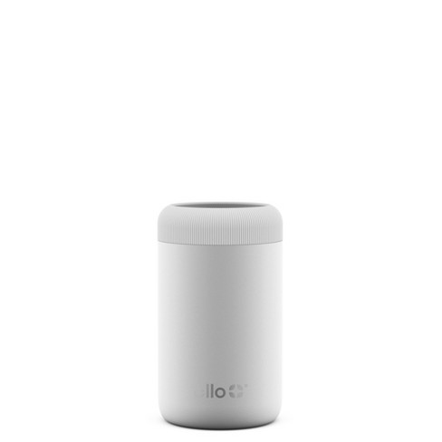 Ello Stainless Steel Can Cooler - White