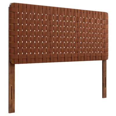 Modway Sparta Weave Queen Vegan Leather Headboard