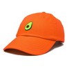 Dalix Avocado Embroidered Mens Cotton Dad Hat Baseball Cap Womens - 4 of 4
