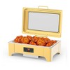 Full Size 9 QT Chafing Dish Buffet Warmer with Touch Screen, Adjustable Temp & Real-Time Display for Catering, Parties, Weddings - 2 of 4
