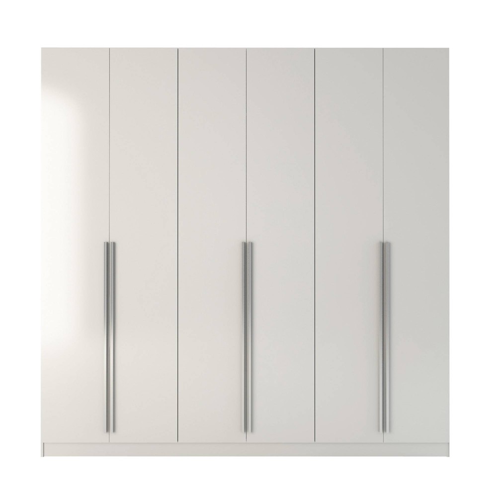Eldridge Freestanding Wardrobe White - Manhattan Comfort -  88225252