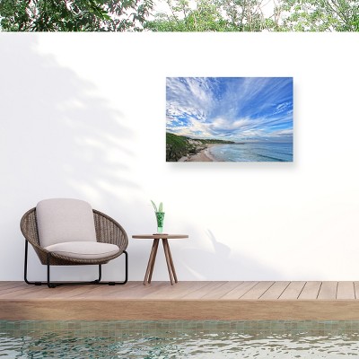 Trademark Fine Art - Beata Czyzowska Young  Blue Day Matted Framed Art