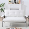 KWPZQEB Modern Sofa Couch, 53" Small Couches with Metal Frame, Corduroy Loveseat Couch for Living Room, Bedroom, Small Spaces - 3 of 4