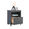 KIGFTSOD Night stand, Blue - 2 of 4