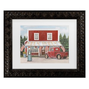 Trademark Fine Art - James Wiens Country Truck I Matted Framed Art - 1 of 4